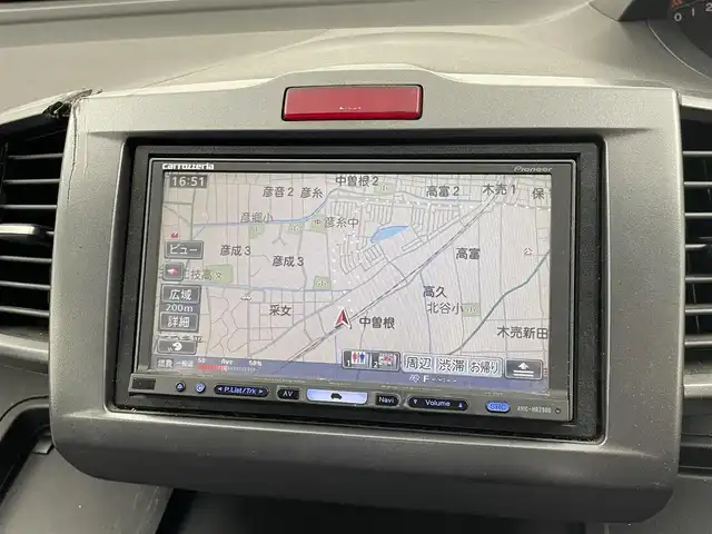 ホンダ フリード G ジャストセレクション 埼玉県 2009(平21)年 7.1万km プレミアムナイトブルーパール 社外7インチナビ/ CD DVD フルセグTV Bluetooth/バックカメラ/片側パワースライドドア/革調シートカバー/純正フロアマット/ドアバイザー/オートライト/スマートキー/ETC