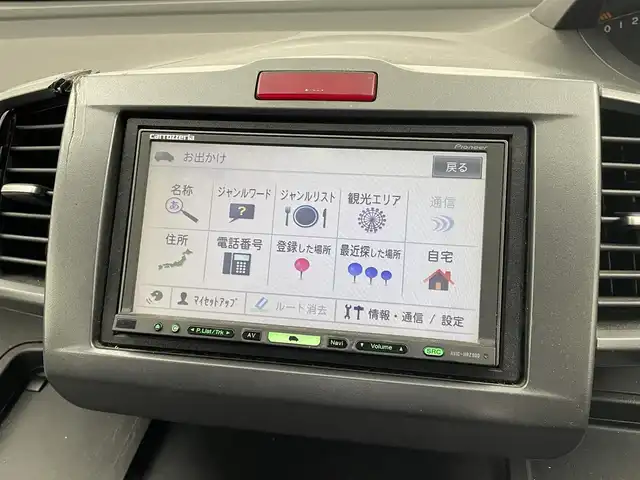 ホンダ フリード G ジャストセレクション 埼玉県 2009(平21)年 7.1万km プレミアムナイトブルーパール 社外7インチナビ/ CD DVD フルセグTV Bluetooth/バックカメラ/片側パワースライドドア/革調シートカバー/純正フロアマット/ドアバイザー/オートライト/スマートキー/ETC
