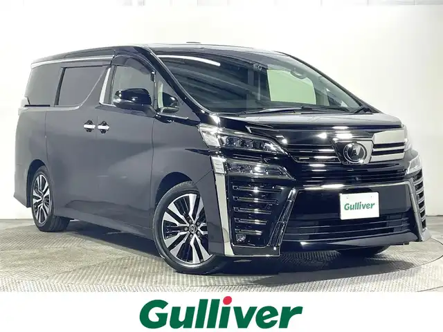 トヨタ ヴェルファイア Z Gエディション 大阪府 2019(令1)年 1.4万km ブラック サンルーフ　黒革シート　純正ナビＴＶ　３６０カメラ　後席モニター　三眼ＬＥＤ　デジタルインナーミラー　ＪＢＬサウンド　パワーシート／ヒーター／エアコン　電動リアゲート　衝突軽減　レーダーＣ　ＢＳＭ