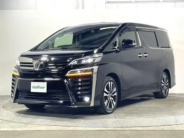 トヨタ ヴェルファイア Z Gエディション 大阪府 2019(令1)年 1.4万km ブラック サンルーフ　黒革シート　純正ナビＴＶ　３６０カメラ　後席モニター　三眼ＬＥＤ　デジタルインナーミラー　ＪＢＬサウンド　パワーシート／ヒーター／エアコン　電動リアゲート　衝突軽減　レーダーＣ　ＢＳＭ