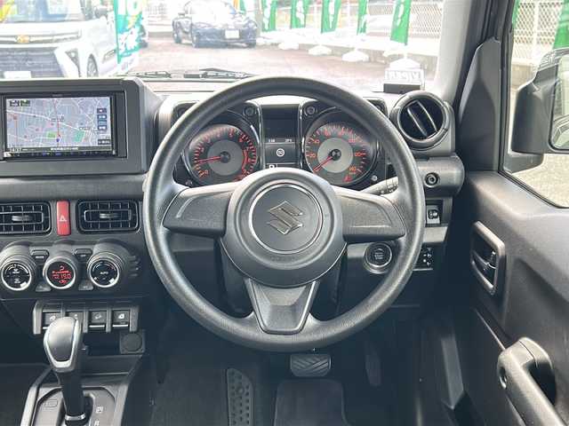 スズキ ジムニー XL 愛知県 2022(令4)年 2.9万km 緑 /禁煙車//社外ナビ・フルセグTV/　(MDV-D709BT)//バックカメラ//ETC//ドライブレコーダー//プッシュスタート//アイドリングストップ//電動格納ミラー//フォグランプ//オートライト//横滑り防止装置//背面タイヤ//フロアマット//新車保証書//取扱説明書