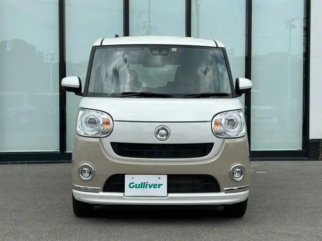 ダイハツ ムーヴ キャンバス G メイクアップ VS SAⅢ 大阪府 2022(令4)年 3万km パールホワイトⅢ/ナチュラルベージュマイカメタリック 2トーン 社外ナビ　/   フルセグTV/CD/DVD/Bluetooth　/全方位モニター　/スマートアシストIII　/リアコーナーセンサー /運転席シートヒーター　/両側パワースライドドア　/アイドリングストップ/オートマチックハイビーム　/プッシュスタート　/スマートキー　/ＥＴＣ　/ＬＥＤ