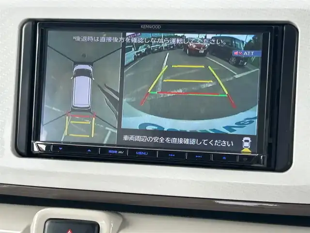 ダイハツ ムーヴ キャンバス G メイクアップ VS SAⅢ 大阪府 2022(令4)年 3万km パールホワイトⅢ/ナチュラルベージュマイカメタリック 2トーン 社外ナビ　/   フルセグTV/CD/DVD/Bluetooth　/全方位モニター　/スマートアシストIII　/リアコーナーセンサー /運転席シートヒーター　/両側パワースライドドア　/アイドリングストップ/オートマチックハイビーム　/プッシュスタート　/スマートキー　/ＥＴＣ　/ＬＥＤ