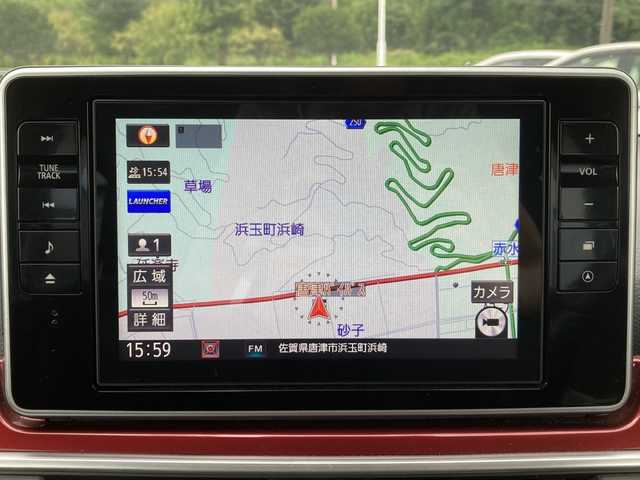 ダイハツ キャスト アクティバ GプライムコレSAⅢ 佐賀県 2018(平30)年 4.7万km ファイアークォーツレッドM 純正８インチナビ/パノラマミックビューモニター/プリクラッシュセーフティ/レーンキープアシスト/オートハイビーム/ハーフレザーシート/シートヒーター/ETC/ドライブレコーダー/プッシュスタート/スマートキー/LEDヘッドライト/フォグライト/純正アルミホイール