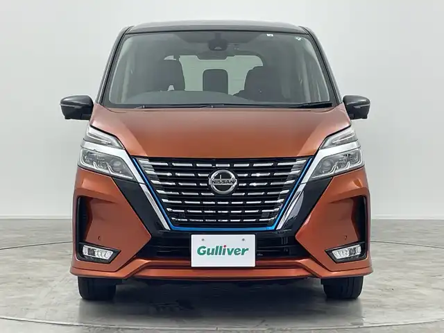 日産 セレナ e－パワー ハイウェイスター G 群馬県 2022(令4)年 3.1万km サンライズオレンジ/ダイヤモンドブラック プロパイロット　純正１０型ナビ　フルセグＴＶ　全周囲カメラ　デジタルインナーミラー　ハンズフリー両側電動スライドドア　シートヒーター　衝突被害軽減ブレーキ　ＢＳＭ　ＬＥＤ　前後ドラレコ　ＥＴＣ　禁煙車
