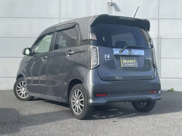 ホンダ Ｎ ＷＧＮ カスタム G 千葉県 2014(平26)年 5.7万km ポリッシュドメタルメタリック 衝突軽減ブレーキ/純正７インチナビ/フルセグＴＶ/バックカメラ/ＥＴＣ/純正１４インチアルミホイール/ＨＩＤヘッドライト/オートライト/純正フロアマット/ドアバイザー/電動格納ミラー