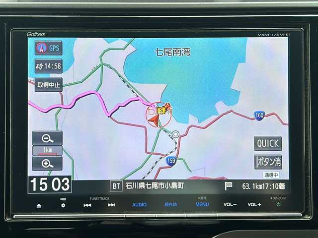 ホンダ フィット ハイブリット L ホンダセンシング 石川県 2017(平29)年 9.9万km ブリリアントスポーティブルーメタリック2トーン ホンダセンシング/・衝突軽減ブレーキ/・誤発進抑制機能/・車線維持支援システム/・渋滞追従機能付きアダプティブクルーズコントロール/・歩行者事故低減ステアリング/・路外逸脱抑制機能/・先行車発進お知らせ機能/・標識認識機能オートハイビーム/純正プレミアムインターナビゲーション/【CD・DVD・Bluetooth・フルセグTV】/バックカメラ/ビルトインETC/前方ドラレコ/ハーフレザーシート/革巻ステアリング/スマートキー/・プッシュスタート/・スペアキー/LEDヘッドライト/・オートライト/・フォグランプ/純正フロアマット