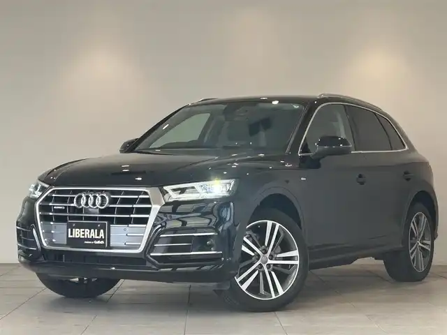 アウディ Ｑ５ Sライン ダイナミックリミテッド 愛知県 2019(令1)年 4.6万km ミトスブラックメタリック ・マトリクスLEDヘッドライト/ダイナミックターンインディケーター/・ ヘッドライトウォッシャー/・ デイタイムランニングライト/・ LEDリヤコンビネーションライト/ダイナミックターンインディケーター/・ ハイグロスパッケージ/・ アルミホイール 5セグメントスポークデザイン コントラストグレーポリッシュト 8J×20＋255/45R20タイヤ/・ オートマチックテールゲート/・ MMIナビゲーション/・ Audi connect/・ バーチャルコックピットプラス/・ 12Vマイルドハイブリッド/・ スマートフォンインターフェース/・ パワーシート/・ ランバーサポート 4ウェイ（フロント）/・ リヤシートベンチ プラス/・ シートヒーター（フロント）/・ ストレージパッケージ/・ アダプティブクルーズコントロール/・ アクティブレーンアシスト/・ ターンアシスト/・ エグジットワーニング/・ アウディサイドアシスト/・ リヤクロストラフィックアシスト/・ パークアシスト/・ アウディホールドアシスト/・ サラウンドビューカメラ/・ アウディプレセンスシティ/・ アウディプレセンス リヤ/・ アウディプレセンスベーシック