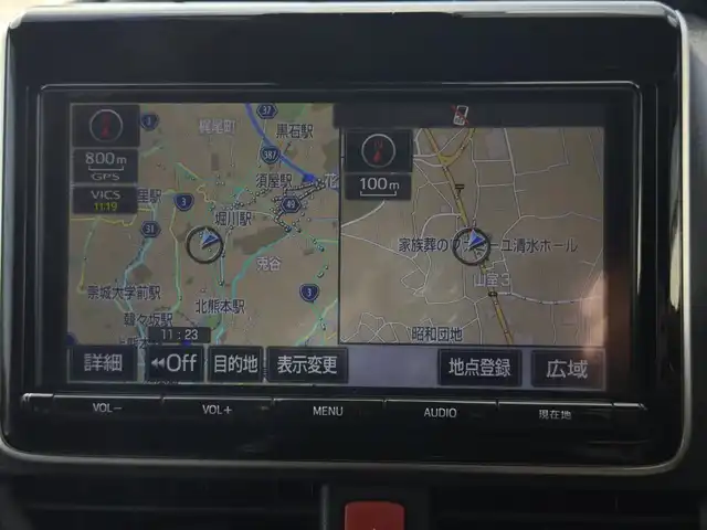 トヨタ ヴォクシー ZS 煌Ⅱ 熊本県 2016(平28)年 10万km ブラック 純正9インチナビ（NSZT-Y66T）/【フルセグTV/Bluetooth/CD/DVD/HDMI】/バックカメラ/純正12.1インチフリップダウンモニター/両側パワースライドドア/衝突被害軽減システム/車線逸脱警報/オートLEDヘッドライト/プッシュスタート/スマートキー/純正16インチAW/ドライブレコーダー/ETC/ウインカーミラー