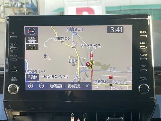 トヨタ カローラツーリング ハイブリッド ダブルバイビー 京都府 2022(令4)年 4.1万km ブラックマイカ/プラチナホワイトパールマイカ モデリスタエアロ　純正ディスプレイオーディオ　ナビ　フルセグ　Ｂｌｕｅｔｏｏｔｈオーディオ　ＤＶＤ再生　レーダークルーズ　ＬＥＤヘッドライト　クリアランスソナー　ビルトインＥＴＣ　スマートキー　禁煙車