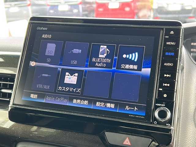 ホンダ Ｎ ＢＯＸ カスタム G EX ホンダセンシング 福岡県 2018(平30)年 10.8万km プレミアムベルベットパープル・パール ホンダセンシング/Gathers8型ナビ/（BT/フルセグ/AM/FM/SD/SDREC/DISC)/Bカメラ/両側パワースライドドア/レーダークルーズコントロール/LEDヘッドライト/オートライト/ハーフレザーシート/DN席シートヒーター/チップアップシート/純正15インチAW/アイドリングストップ/横滑り防止装置/後方コーナーセンサー/レーンキープアシスト/盗難防止装置/衝突被害軽減システム/前方ドライブレコーダー/スマートキー/ETC/保証書/取扱説明書