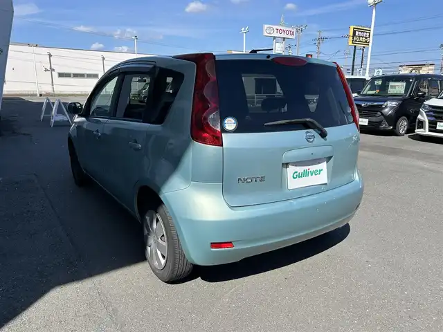 日産 ノート 15X 静岡県 2009(平21)年 18.3万km フロストグリーン 社外ナビ/CD/ワンセグ/電動格納ミラー/前方ドライブレコーダー/ドアバイザー/フォグランプ
