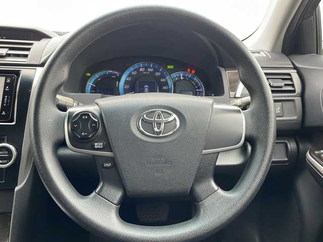 トヨタ カムリ ハイブリット 岩手県 2011(平23)年 12.9万km 紺 純正ナビ　バックカメラ　フルセグ　Ｂｌｕｅｔｏｏｔｈ　ＣＤ／ＤＶＤ再生　ビルドインＥＴＣ　ＬＥＤヘッドライト　盗難防止システム　衝突安全ボディー　フロントエアロパーツ　スマートキー　１８インチＡＷ