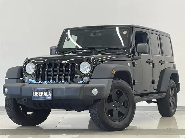 クライスラー・ジープ ジープ ラングラー アンリミテッド スポーツ 岡山県 2018(平30)年 6.4万km ブラック ＡＬＰＩＮＥ製ナビ（ＥＸ９Ｚ）/クルーズコントロール/フルセグ/Ｂｌｕｅｔｏｏｔｈ/ダウンヒルアシスト/純正マット/ＭＴモード付ＡＴ/ＥＴＣ/バックカメラ/純正ＡＷ/社外LEDバルブ/トランクマット/ESC