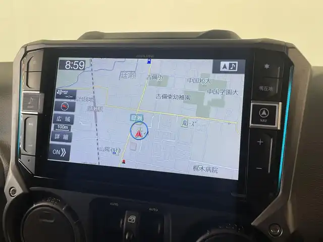 クライスラー・ジープ ジープ ラングラー アンリミテッド スポーツ 岡山県 2018(平30)年 6.4万km ブラック ＡＬＰＩＮＥ製ナビ（ＥＸ９Ｚ）/クルーズコントロール/フルセグ/Ｂｌｕｅｔｏｏｔｈ/ダウンヒルアシスト/純正マット/ＭＴモード付ＡＴ/ＥＴＣ/バックカメラ/純正ＡＷ/社外LEDバルブ/トランクマット/ESC