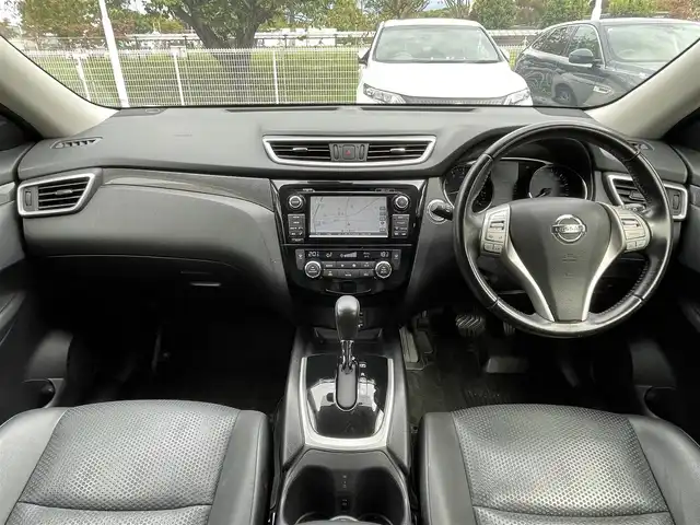 日産 エクストレイル 20X エマージェンシーブレーキ 静岡県 2016(平28)年 11.6万km スチールブルー 衝突軽減Ｂ　/車線逸脱警告　/ＢＳＭ　/レーダークルコン /駐車支援/クリアランスソナー　/シャシー制御　/純正ナビ　/地デジ　/アラウンドビューモニター　/カプロンシート　/シートヒーター　　/ＥＴＣ　/ルーフレール　/オートライト　　/純正１７インチＡＷ/保証書/取説