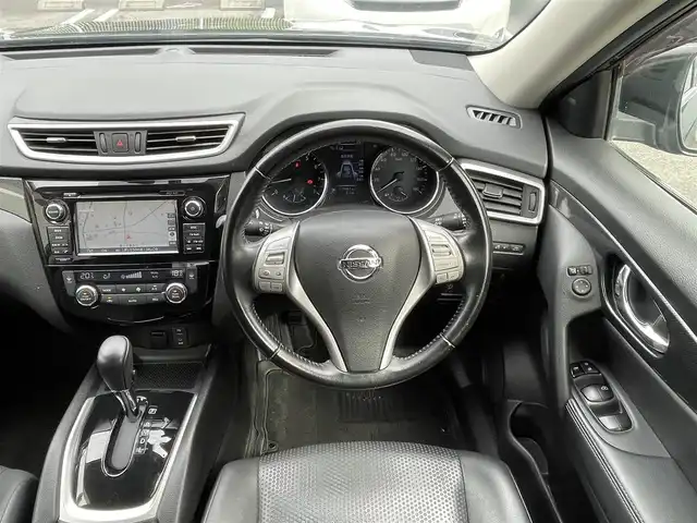 日産 エクストレイル 20X エマージェンシーブレーキ 静岡県 2016(平28)年 11.6万km スチールブルー 衝突軽減Ｂ　/車線逸脱警告　/ＢＳＭ　/レーダークルコン /駐車支援/クリアランスソナー　/シャシー制御　/純正ナビ　/地デジ　/アラウンドビューモニター　/カプロンシート　/シートヒーター　　/ＥＴＣ　/ルーフレール　/オートライト　　/純正１７インチＡＷ/保証書/取説