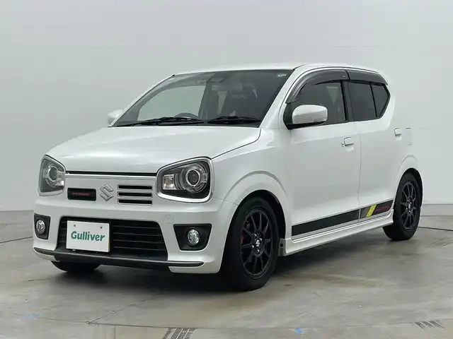 スズキ アルト ワークス 岡山県 2019(平31)年 5.3万km ピュアホワイトP 社外ナビ MR-MZ077/地デジ/Bluetooth/CD/DVD/USB/バックカメラ/ETC/衝突軽減ブレーキ/LEDヘッドライト/オートライト/パドルシフト /レカロシート/ブリッツ車高調/車内純正サス積み込み/フロアマット/プッシュスタート /スマートキー/ターボ/ドアバイザー