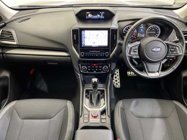 スバル フォレスター ハイブリッド アドバンス 愛媛県 2020(令2)年 7.2万km ダークブルーパール 4WD 純正8インチナビ Bluetooth フルセグ バックカメラデジタルインナーミラー 電動リアゲート 衝突被害軽減ブレーキ アダプティブクルーズコントロール レーンアシスト シートヒーター ステアリングヒーター ETC ドライブレコーダー パドルシフト 禁煙車