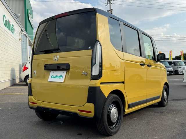 ホンダ Ｎ ＢＯＸ JOY 香川県 2024(令6)年 1.4万km 黄Ⅱ 純正ナビ（フルセグTV/CD，DVD/BT)/全方位モニター/シートヒーター/両側パワースライドドア/コーナーセンサー/両側シートバックテーブル/ビルトインETC/オートライト/ターボ