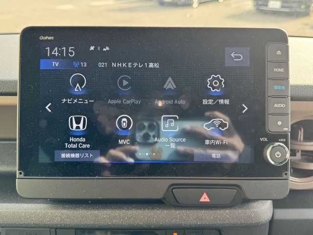 ホンダ Ｎ ＢＯＸ JOY 香川県 2024(令6)年 1.4万km 黄Ⅱ 純正ナビ（フルセグTV/CD，DVD/BT)/全方位モニター/シートヒーター/両側パワースライドドア/コーナーセンサー/両側シートバックテーブル/ビルトインETC/オートライト/ターボ