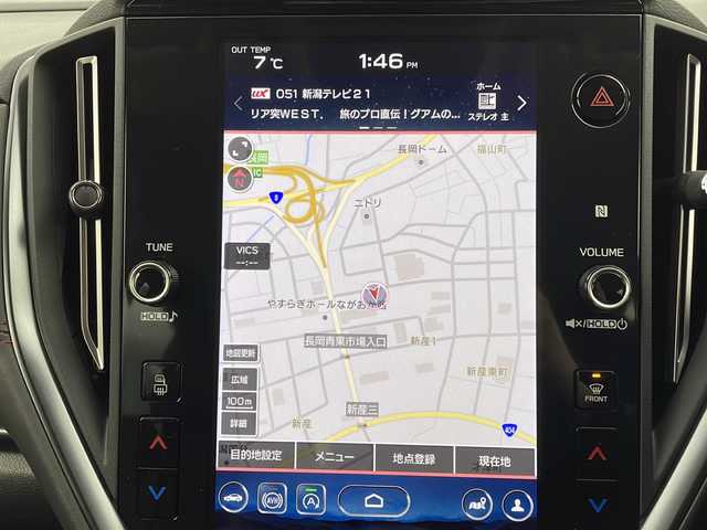 スバル レヴォーグ 1．8STIスポーツ EX 新潟県 2023(令5)年 4.9万km クリスタルブラックシリカ 純正11.6型ディスプレイオーディオ/(BT/フルセグ/ナビ/USB)/バック/サイドカメラ/アイサイトコアテクノロジー/ブラインドスポットモニター/電動リアゲート/前席パワーシート/全席シートヒーター/レザーシート/シートポジションメモリー/LEDヘッドライト/オートライト/革巻きステアリング/ステアリングスイッチ/ドライブレコーダー/ビルトインETC/純正アルミホイール/純正フロアマット/MT付AT/スマートキー