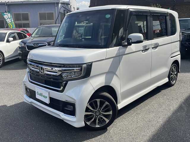 ホンダ Ｎ ＢＯＸ カスタム L 埼玉県 2021(令3)年 3.2万km プラチナホワイトパール Honda SENSING/衝突被害軽減ブレーキ/ACC/レーンアシスト/クリアランスソナー/社外ナビ/・AM/FM/CD/DVD/BT/USB/フルセグTV/片側パワースライドドア/前席シートヒーター/LEDヘッドライト/フォグランプ/ウインカーミラー/前後ドライブレコーダー/プッシュスタート/スマートキー/取扱説明書