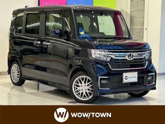 ホンダ Ｎ ＢＯＸ カスタム L ターボ 埼玉県 2022(令4)年 1万km ミッドナイトブルービームM ホンダセンシング/純正8インチメモリーナビ/ CD/DVD/BT/SD/フルセグ/USB/バックカメラ/ハーフレザーシート/シートヒーター/両側電動スライドドア/オートブレーキホールド/純正前後ドライブレコーダー/アダクティブクルーズコントロール/レーンキープアシスト/ETC/スマートキー×2/禁煙車