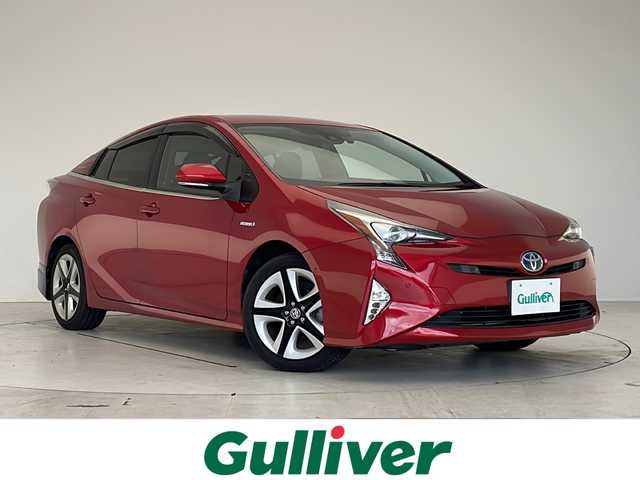 トヨタ プリウス A ツーリングセレクション 愛知県 2018(平30)年 7万km エモーショナルレッド 衝突軽減システム/純正ナビ/レーダークルーズコントロール/シートヒーター/フルセグ/CD DVD/Bluetooth/バックカメラ/コーナーセンサー/純正アルミホイール/ブラインドスポットモニター/LEDヘッドライト/オートマチックハイビーム/ドライブレコーダー/ETC/ステアリングスイッチ/スマートキー/プッシュスタート