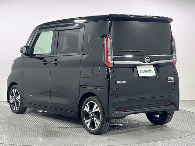 日産 ルークス HWS Gターボ プロパイロットED 広島県 2020(令2)年 4.1万km ブラック 純正ナビ/アラウンドビューモニター/プロパイロット/ハンズフリーオートスライドドア/エマージェンシーブレーキ/車線逸脱抑制/アダプティブLEDヘッドライト/フロント/バックソナー/誤発進抑制機能/純正15インチAW/ETC/サイド/カーテンエアバッグ