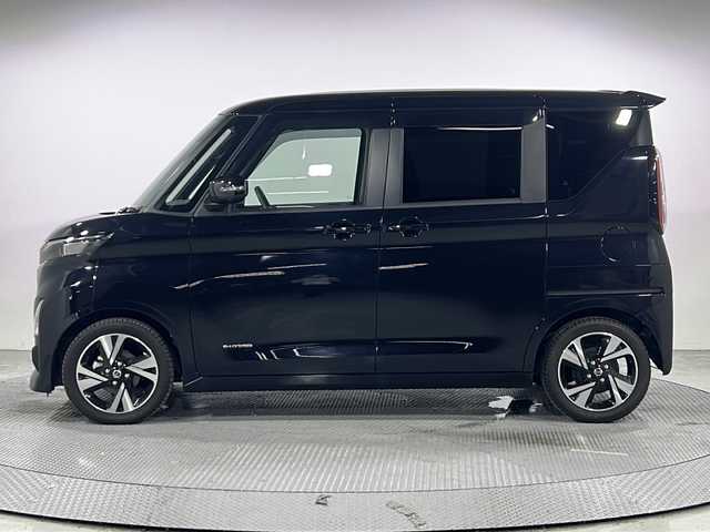 日産 ルークス HWS Gターボ プロパイロットED 広島県 2020(令2)年 4.1万km ブラック 純正ナビ/アラウンドビューモニター/プロパイロット/ハンズフリーオートスライドドア/エマージェンシーブレーキ/車線逸脱抑制/アダプティブLEDヘッドライト/フロント/バックソナー/誤発進抑制機能/純正15インチAW/ETC/サイド/カーテンエアバッグ