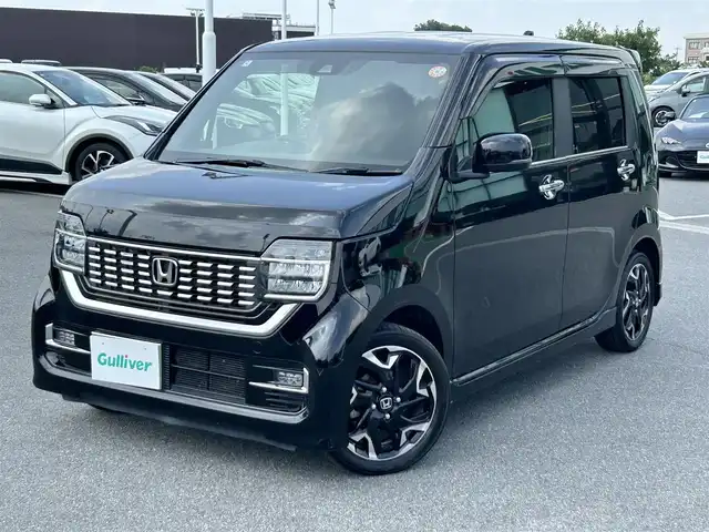 ホンダ Ｎ ＷＧＮ カスタム Lターボ ホンダS 奈良県 2020(令2)年 6.2万km クリスタルブラックパール 純正ナビ/（フルセグ／ＢＴ／ＣＤ／ＤＶＤ）/レーダークルーズコントロール/パドルシフト/バックカメラ/コーナーセンサー/衝突軽減システム/レーンキープアシスト/ハーフレザーシート（ブラック）/運転性シートヒーター/前後ドライブレコーダー/ETC/純正15インチAW/スペアキーX1