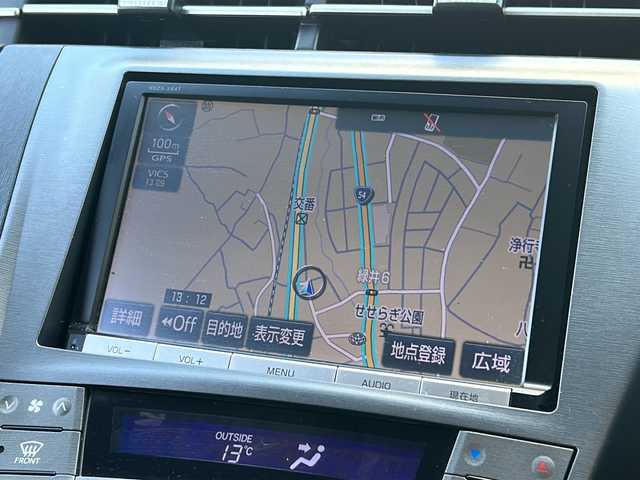 トヨタ プリウス G 広島県 2015(平27)年 7.4万km ブラック 禁煙/モデリスタエアロ/クルーズコントロール/純正８型ナビ（NSZA-X64T）/・フルセグ/CD/DVD/SD/SDREC/バックカメラ/革巻きステアリング/ステアリングスイッチ/オートライト/トノカバー/純正ドアバイザー/電動格納ウィンカーミラー/社外ドライブレコーダー（DC-DR412）/ETC/スマートキー/プッシュスタート/スペアキー/純正17インチアルミホイール