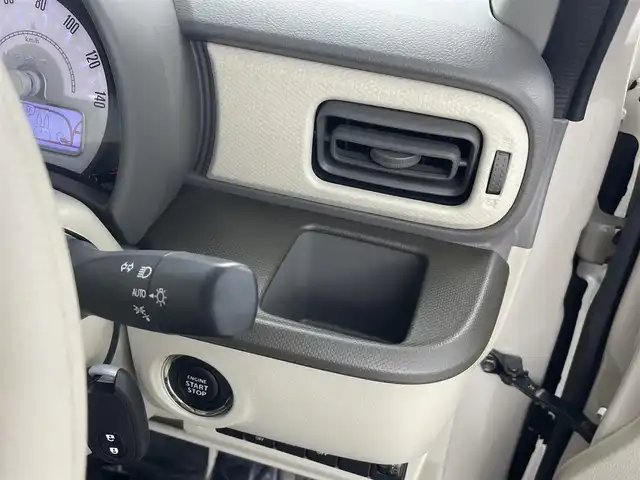 スズキ ラパン G 埼玉県 2022(令4)年 0.7万km フォーンベージュM ナビ　BT　CD　DVD シートヒーター　衝突被害軽減　スペアキー　レーンアシスト　オートライト　アイドリングストップ　フロアマット　スマートキー　エアバッグ