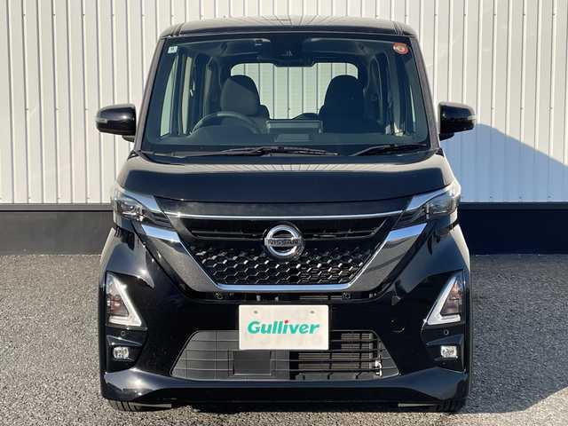 日産 ルークス HWS Gターボ プロパイロットED 千葉県 2020(令2)年 3.7万km ブラック 純正9インチナビ/(フルセグTV/CD/DVD/BT)/全周囲カメラ/衝突被害軽減システム/クルーズコントロール/両側パワースライドドア/横滑り防止装置/ETC/アイドリングストップ/LEDヘッドライト/フォグランプ/オートライト/ウィンカーミラー/電動格納ミラー/シートリフター/プッシュスタート/スマートキー/フロアマット/スペアキー/取扱説明書