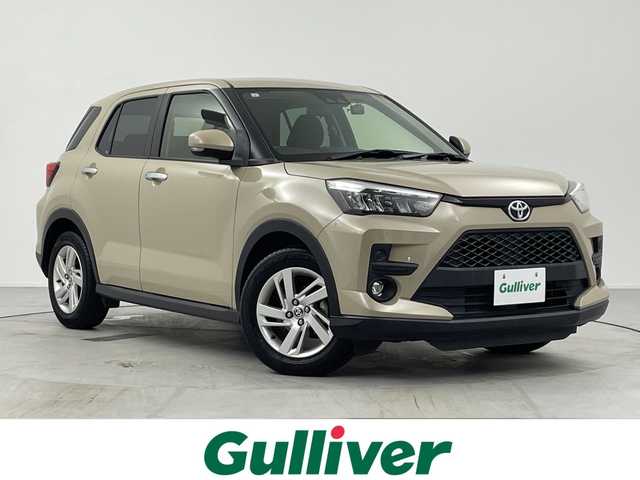 トヨタ ライズ G 愛知県 2021(令3)年 5万km ナチュラルベージュマイカM 純正ナビ(NSZT-W68T)/バックカメラ/Bluetooth・/スマートアシスト/衝突回避支援ブレーキ/衝突警報/車線逸脱警報/車線逸脱抑制制御/ブレーキ制御付誤発進抑制(前方・後方)/先行車発進お知らせ/オートマチックハイビーム/フロント・バックソナー/標識認識/横滑り防止/アイドリングストップ/ヒルスタートアシスト/LEDヘッドライト/オートライト/オート電動格納ミラーウィンカー/ファブリックシート/純正フロアマット/プッシュスタート/スマートキー/スペアキー/保証書・取扱説明書