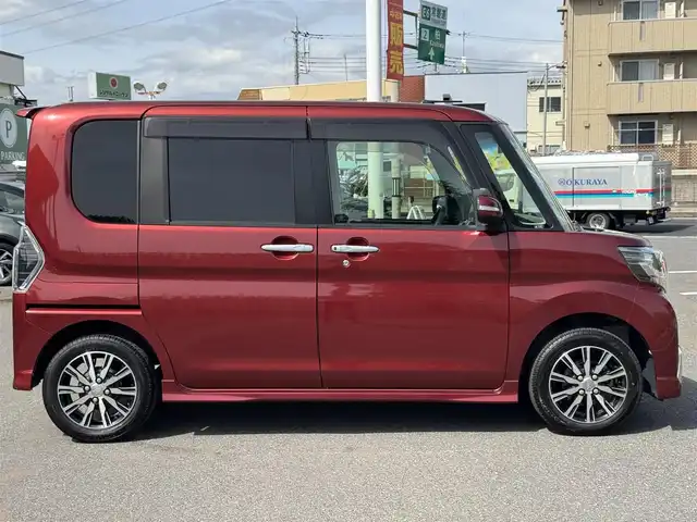 ダイハツ タント カスタム X トップED SAⅡ 千葉県 2016(平28)年 4.3万km ファイアークォーツレッドM スマートアシストII/社外SDナビ/ワンセグTV/Bluetooth/バックカメラ/左側電動スライドドア/ドライブレコーダー/アイドリングストップ/純正14インチAW/ETC/スマートキー