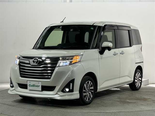 トヨタ ルーミー カスタムG 大阪府 2020(令2)年 4.8万km パールホワイトⅢ 社外ナビ　バックカメラ　ＢＴ　フルセグ　スマートアシスト　両側パワースライドドア　ＥＴＣ　クルーズコントロール　オートライト　ＬＥＤヘッドライト　スマートキー　ドライブレコーダー　クリアランスソナー