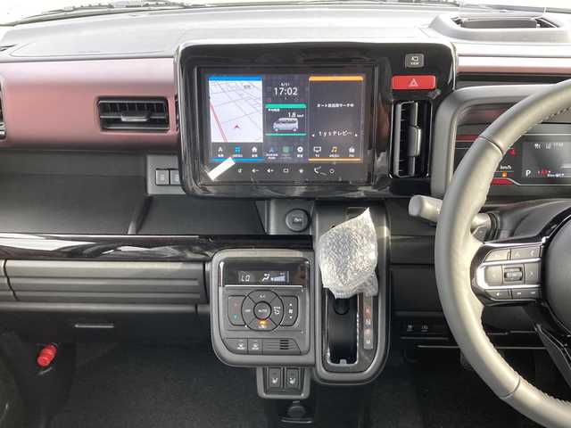 スズキ スペーシア カスタム HYBRID XS ターボ 佐賀県 2025(令7)年 0.1千km ピュアホワイトP メーカーオプション9インチナビ/全方位カメラ/両側パワースライドドア/デュアルセンサーブレーキサポート/レーンディパーチャーアラート/アダプティブクルーズコントロール/オートハイビーム/ヘッドアップディスプレイ/電動パーキングブレーキ/オートブレーキホールド/ハーフレザーシート/シートヒーター/アイドリングストップ/ステアリングリモコン/パドルシフト/ステアリングヒーター/プッシュスタート/キーレスエントリー/LEDヘッドライト/フォグライト/純正アルミホイール