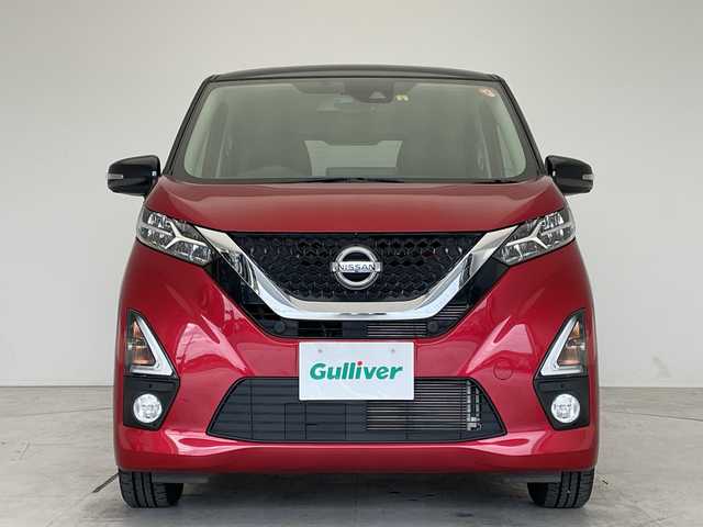 日産 デイズ HWS G ターボ プロパイロットED 愛知県 2020(令2)年 1.2万km スパークリングレッド/ブラック プロパイロット/純正9型ナビ ＳＤカードなし/全方位カメラ/レーダークルーズコントロール/CD DVD/Bluetooth/バックカメラ/コーナーセンサー/純正アルミホイール/LEDヘッドライト/ダウンヒルアシストコントロール/ドライブレコーダー/ETC/衝突軽減システム/ステアリングスイッチ/スマートキー/プッシュスタート