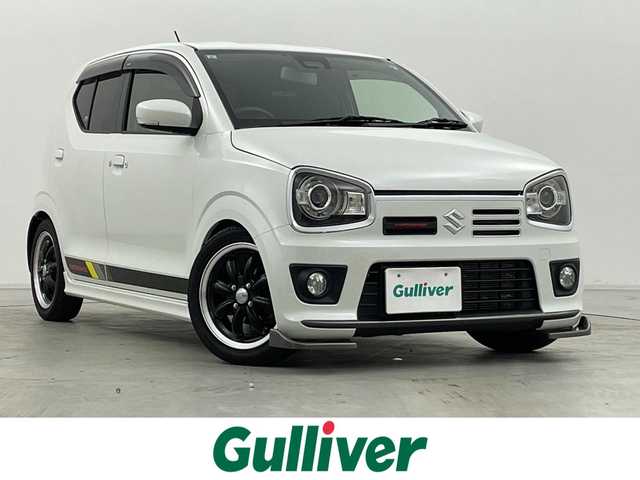 スズキ アルト ワークス 群馬県 2021(令3)年 1.9万km ピュアホワイトP ＨＫＳマフラー　ＴＥＩＮ車高調　クスコタワーバー　純正部品車載　純レカロシート　パドルシフト　エンジンスターター　衝突軽減　スマートキー　プッシュスタート　キセノン　Ｆフォグ　Ｒソナー　４ＷＤ　禁煙車