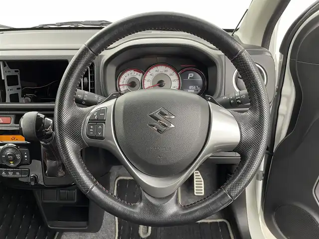 スズキ アルト ワークス 群馬県 2021(令3)年 1.9万km ピュアホワイトP ＨＫＳマフラー　ＴＥＩＮ車高調　クスコタワーバー　純正部品車載　純レカロシート　パドルシフト　エンジンスターター　衝突軽減　スマートキー　プッシュスタート　キセノン　Ｆフォグ　Ｒソナー　４ＷＤ　禁煙車