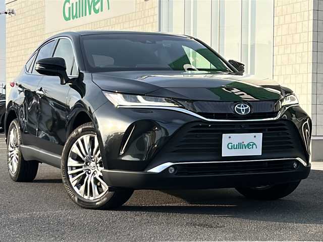 トヨタ ハリアー ハイブリッド Z レザーパッケージ 香川県 2020(令2)年 5.4万km プレシャスブラックパール 純正T-Connect SDナビ/　(フルセグ/BT/Miracast)/JBLプレミアムサウンドシステム/パノラミックビューモニター/ヘッドアップディスプレイ/ブラインドスポットモニター/サンルーフ/パワーバックドア/パワーシート/シートヒーター/エアシート/コーナーセンサー/ステアリングヒーター/ETC/ドライブレコーダー