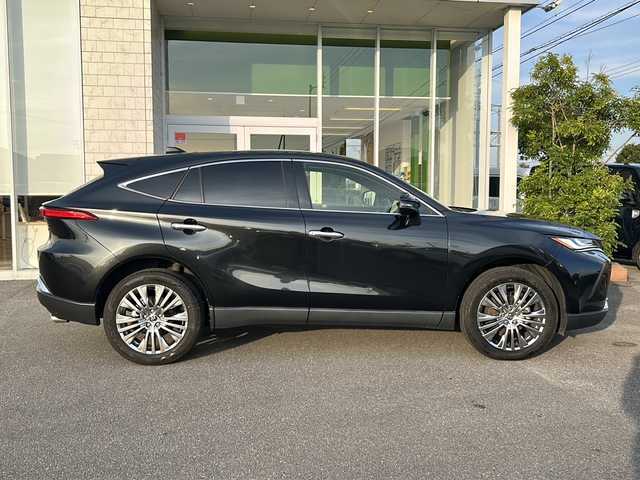 トヨタ ハリアー ハイブリッド Z レザーパッケージ 香川県 2020(令2)年 5.4万km プレシャスブラックパール 純正T-Connect SDナビ/　(フルセグ/BT/Miracast)/JBLプレミアムサウンドシステム/パノラミックビューモニター/ヘッドアップディスプレイ/ブラインドスポットモニター/サンルーフ/パワーバックドア/パワーシート/シートヒーター/エアシート/コーナーセンサー/ステアリングヒーター/ETC/ドライブレコーダー