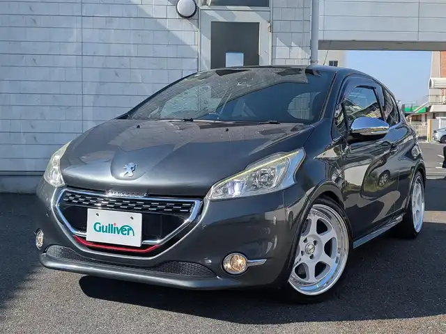 プジョー ２０８ GTi 埼玉県 2015(平27)年 4.4万km ガンＭ WORKマイスター18インチ/アイバッハダウンサス/メモリナビ/Bluetoothオーディオ/クルーズコントロール/ドアバイザー/ETC/HIDヘッドライト/純正ホイール17インチ×スタッドレス4本あり