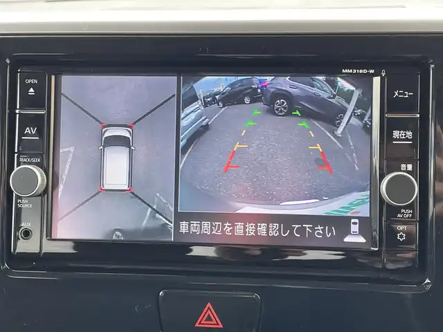 日産 デイズ ルークス ハイウェイスター Xターボ 青森県 2018(平30)年 1.7万km スターリングシルバーM ４WD/純正メモリナビ/（BT／AM／FM／DVD）/フルセグTV/シートヒーター（運転席）/電動自動スライドドア（片側）/衝突軽減システム/アイドリングストップ/LEDヘッドライト/ドライブレコーダー（前方）/電動格納自動ミラー/スペアキー