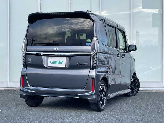 ホンダ Ｎ ＢＯＸ カスタム G L ターボ ホンダセンシング 福岡県 2017(平29)年 9万km シャイニンググレーM KENWOODナビ/（Bluetooth/TV/CD/DVD/AM/FM）/バックカメラ/両側パワースライドドア/前方ドライブレコーダー/ETC/レーダークルーズコントロール/プラズマクラスター/純正15インチアルミホイール/横滑り防止装置/車線逸脱警報/衝突軽減ブレーキ/LEDヘッドライト/純正フロアマット/スマートキー/プッシュスタート/ISOFIX