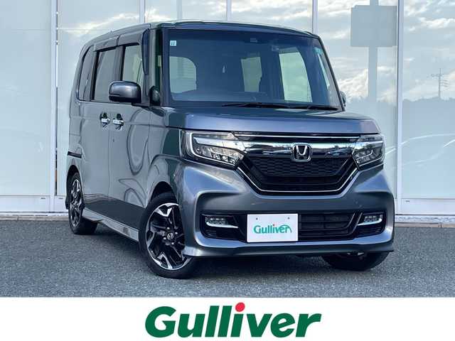 ホンダ Ｎ ＢＯＸ カスタム G L ターボ ホンダセンシング 福岡県 2017(平29)年 9万km シャイニンググレーM KENWOODナビ/（Bluetooth/TV/CD/DVD/AM/FM）/バックカメラ/両側パワースライドドア/前方ドライブレコーダー/ETC/レーダークルーズコントロール/プラズマクラスター/純正15インチアルミホイール/横滑り防止装置/車線逸脱警報/衝突軽減ブレーキ/LEDヘッドライト/純正フロアマット/スマートキー/プッシュスタート/ISOFIX