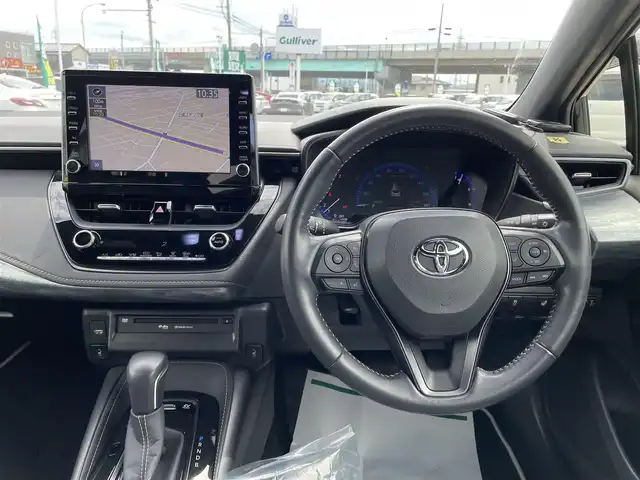 トヨタ カローラツーリング ハイブリッド ダブルバイビー 石川県 2020(令2)年 1万km ブラックマイカ ワンオーナー/純正ディスプレイオーディオ/ナビ/フルセグTV/バックカメラ/LEDヘッドライト/ビルトインETC/TRDエアロ/TRDアルミホイール/トヨタセーフティセンス/レーダークルーズ/ハーフレザーシート/シートヒーター/スマートキー/プッシュスタート/ドライブレコーダー/保証書