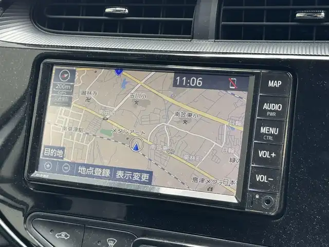 トヨタ アクア S スタイルブラック 滋賀県 2020(令2)年 2.4万km シルバーメタリック 禁煙車/純正ナビ/【Bluetooth/AM/FM】/バックカメラ/ETC/トヨタセーフティセンス/・プリクラッシュセーフティ/・レーンディパーチャーアラート/・オートマチックハイビーム/インテリジェントクリアランスソナー/スマートキー/ＬＥＤライト/オートライト/電動格納ミラー/ステアリングスイッチ